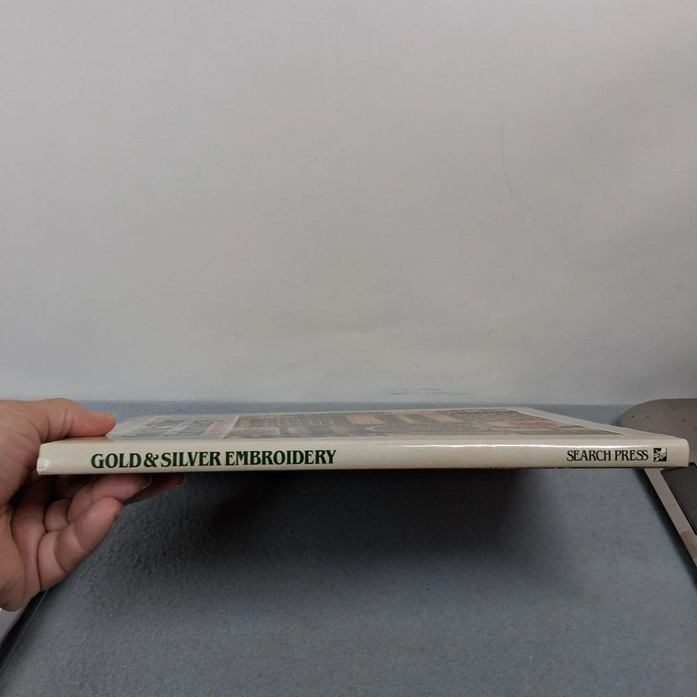 Gold & Silver Embroidery Edited by Kit Pyman Hard Cover Book 1987